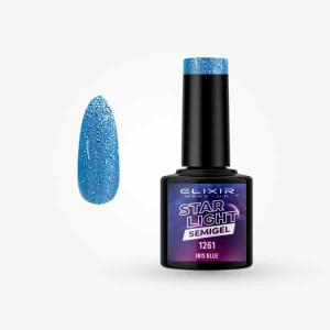 Ημιμόνιμο βερνίκι Star Light 8ml – #1261 (Iris Blue)