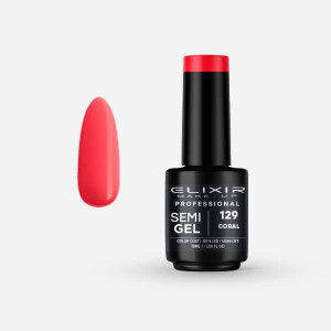 Pro. Ημιμόνιμο βερνίκι 15ml – #129 CORAL