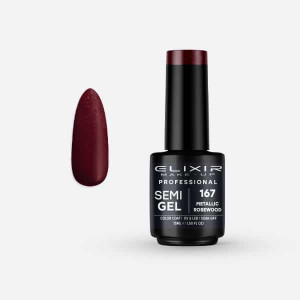 Pro. Ημιμόνιμο βερνίκι 15ml – #167 (Metallic Rosewood)