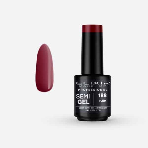 Pro. Ημιμόνιμο βερνίκι 15ml – #188 (Plum)