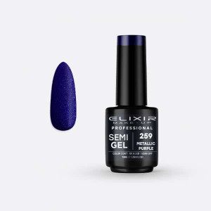 Pro. Ημιμόνιμο βερνίκι 15ml - #259 (Metallic Purple)