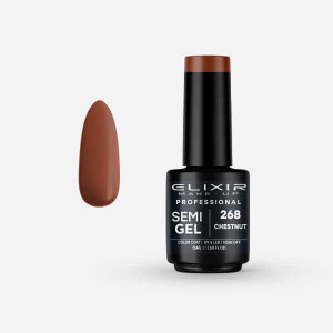 Pro. Ημιμόνιμο βερνίκι 15ml – #268 (Chestnut)