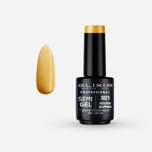 Pro. Ημιμόνιμο βερνίκι 15ml – #301 (Golden Glimmer)