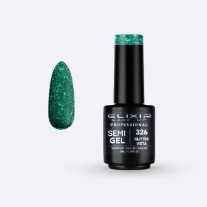 Pro. Ημιμόνιμο βερνίκι 15ml – #326 (Glitter Vista)