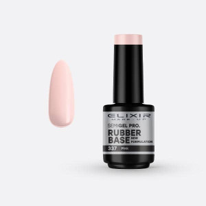 Pro. Ημιμόνιμο βερνίκι 15ml – #337 (Rubber Base Pink)