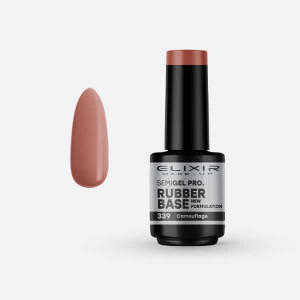 Pro. Ημιμόνιμο βερνίκι 15ml – #339 (Rubber Base Camouflage)