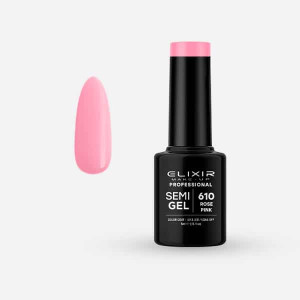 Ημιμόνιμο βερνίκι 5ml - #610 (Rose Pink)