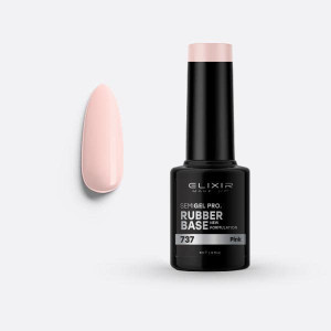 Ημιμόνιμο βερνίκι Rubber Base 5ml – #737 (Pink)