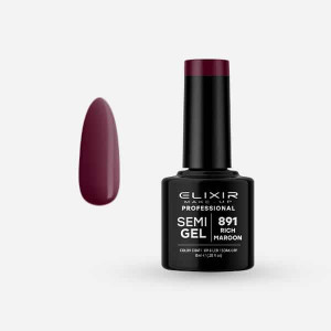Ημιμόνιμο βερνίκι 8ml - #891 (Rich maroon)
