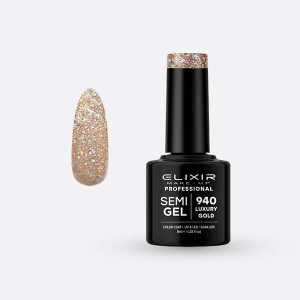 Ημιμόνιμο βερνίκι 8ml - #940 (Luxury Gold)