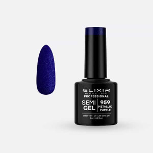 Ημιμόνιμο βερνίκι 8ml - #959 (Metallic Purple)