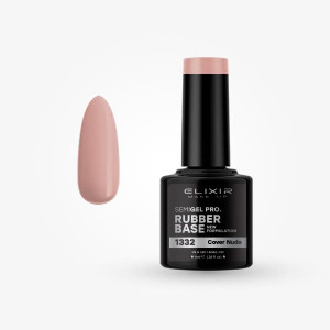 Ημιμόνιμο βερνίκι 8ml – #1332 (Rubber Base Coat Cover Nude)