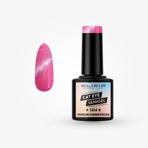 Ημιμόνιμο βερνίκι 8ml - #1414 Sparkling fashion fuschia