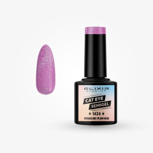 Ημιμόνιμο βερνίκι 8ml - #1424 sparkling plum web