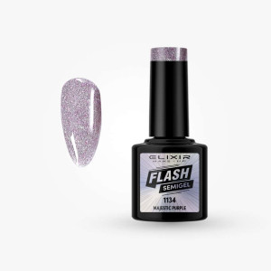 Ημιμόνιμο βερνίκι Flash 8ml – #1134 (Majestic Purple)