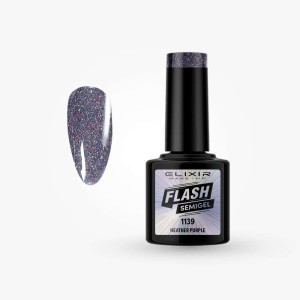 Ημιμόνιμο βερνίκι Flash 8ml – #1139 (Heather Purple)