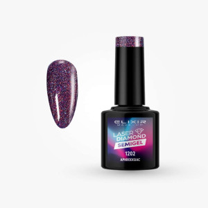 Ημιμόνιμο βερνίκι Laser Diamond 8ml – #1202 (Aphrodisiac)