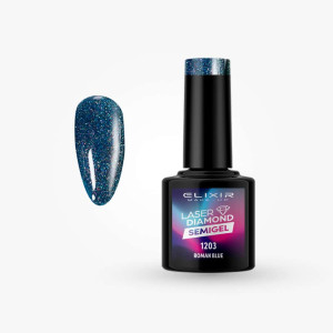 Ημιμόνιμο βερνίκι Laser Diamond 8ml – #1203 (Roman Blue)