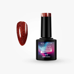 Ημιμόνιμο βερνίκι Laser Diamond 8ml – #1212 (Burnt Orange)