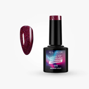 Ημιμόνιμο βερνίκι Laser Diamond 8ml – #1215 (Mulberry Violet)