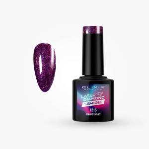 Ημιμόνιμο βερνίκι Laser Diamond 8ml – #1216 (Grape Violet)