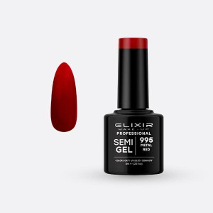 Ημιμόνιμο βερνίκι 8ml – #995 (Metal Red)