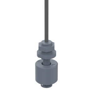 Miniatur Schwimmerschalter - 200020-5 - Öffner, 48V, PVC, Gewinde PG7, 5m Kabel - elostore