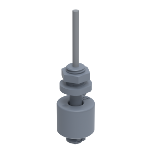 Miniatur Schwimmerschalter - 200030-10 - Wechsler, 48V, PVC, Gewinde PG7, 10m Kabel - elostore