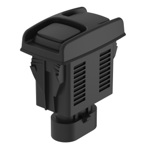 Micro-Doppeltaste schwarz - 145MD40A07 - AMP Stecker - elostore