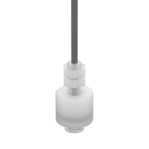 Miniatur Schwimmerschalter - 20301410 - Schließer, 230V, PVDF, Gewinde PG1/8, 5m Kabel - elostore