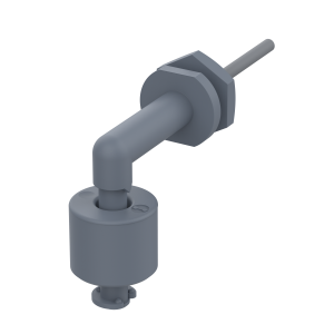 Miniatur Schwimmerschalter - 201812 - Schließer, 48V, PVC, Gewinde G3/8, 1m Kabel - elostore