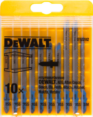 DEWALT Zestaw brzeszczotów do wyrzynarek DT2292
