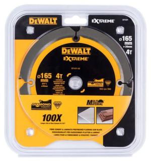 DEWALT DT1471 Tarcza pilarskie do włóknocementu 165x20mm x4T