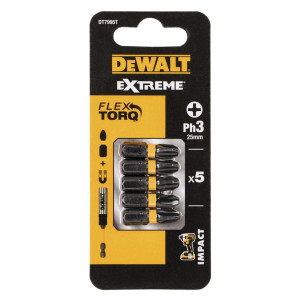 DEWALT DT7995T Końc wkręt udar Ph3x25 Torsion (5szt)