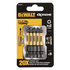 DEWALT DT7391T Końc wkręt udar Pz2x50 Torsion (5szt)