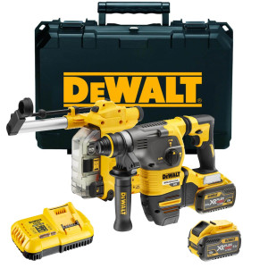 DCH335X2 DEWALT FLEXVOLT 3-funkcyjna młotowiertarka SDS-Plus 2 x 9.0 Ah