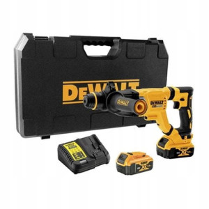 DEWALT DCH263P2 Młotowiertarka 18V XR SDS-Plus 3.0J, 28mm, silnik bezszczotkowy 2 x 5.0Ah, ładowarka, kufer