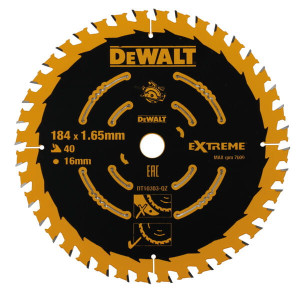 DEWALT DT10303 Tarcza do zagł. 184 x 16 mm, 40 zęby