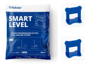 Smart level - klipsy 1,0mm; 1000 sztuk KUBALA