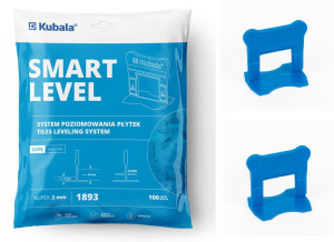 Smart level - klipsy 2,0mm; 1000 sztuk KUBALA