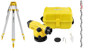 Niwelator optyczny NIVEL SYSTEM N24x + akcesoria łata TS-50 (5m), statyw SJJ1