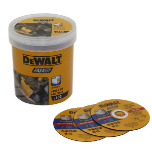 DT20540 DEWALT Tarcza do cięcia 125X22.23X1 INOX mm 100 szt w wiaderku