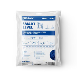 SMART LEVEL klipsy 1.0mm 500 szt. PACZKA XXL KUBALA
