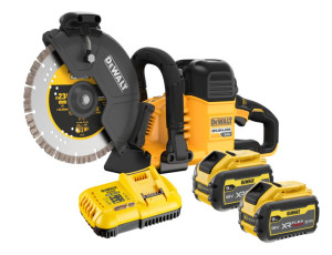 DCS691X2 DEWALT Przecinarka do stali i betonu 230mm 2 x 9Ah ładowarka 54V