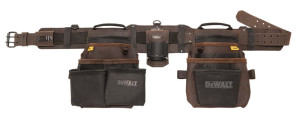 DWST50113-1 DEWALT PRO Pas narzędziowy skóra Nabuk 18 kieszeni