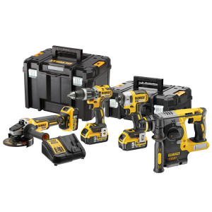DEWALT DCK422P3T 18 V zestaw COMBO DCG405, DCH273, DCD796, DCF887 3x5Ah Walizki TsTak