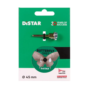 DISTAR Tarcza diamentowa Butterfly 45mm + Trzpień do MINISZLIFIEREK np. PROXXON