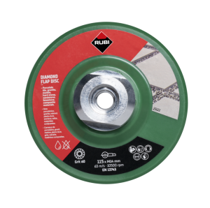 RUBI Tarcza do szlifowania FLAP 50/60 ZGRUBNY 125MM
