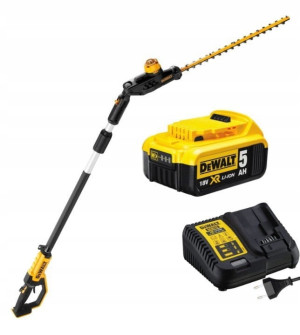 DEWALT DCMPH566P1 18V XR nożyce na wysięgniku 55, wysięgnik do 3.35m wysokości, 1 akumulator 5Ah, ładowarka wielonapięciowa, karton