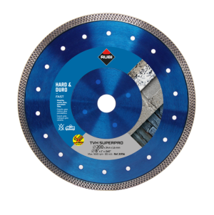 RUBI TVH 200 SUPERPRO 200x25,4mm 1,6mm Tarcza Diamentowa do twardych materiałów t.j. granit, płytki rustykalne, klinkier, materiały ogniotrwałe, łupki